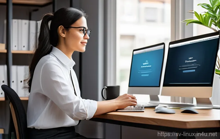 리눅스 자격증 취득 후 이직에 성공한 경험담 - **Prompt 1: The Ubiquitous Power of Linux in Modern IT Infrastructure**
    A wide, cinematic shot o...