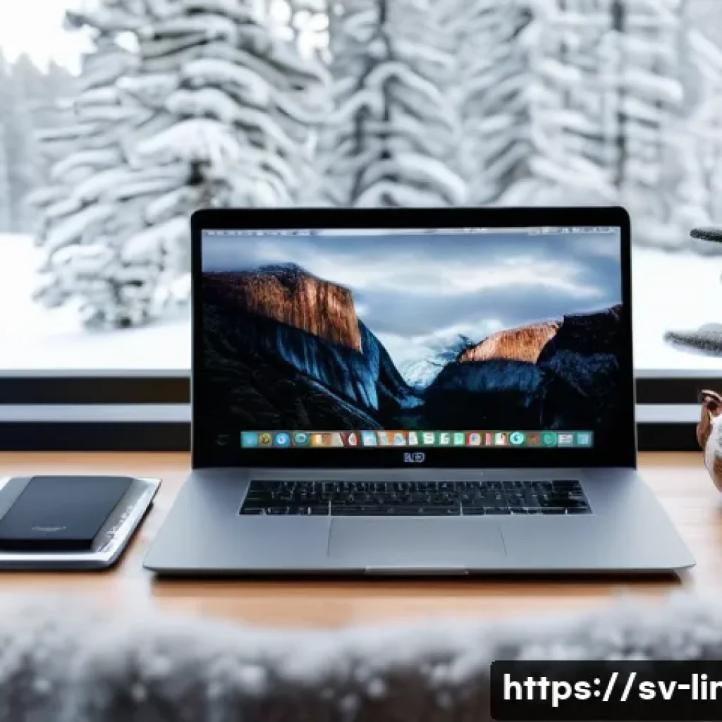 리눅스 필기 시험에서 자주 출제되는 문제 유형 - A modern Scandinavian home office with a sleek laptop displaying Linux terminal commands like chmod,...